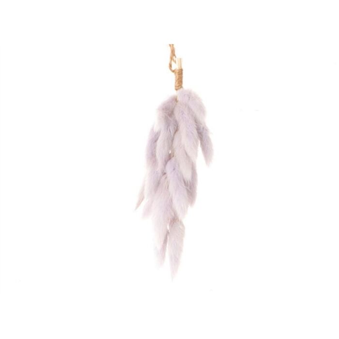 Hanging Lagurus Bobbin lila 20 cm - HBX Natural Living