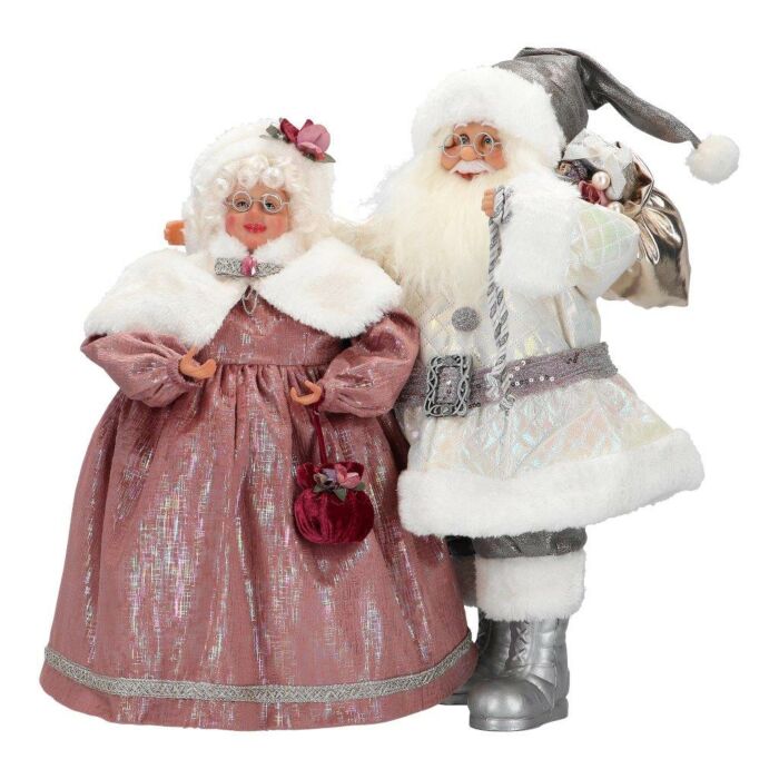 Santa with Mrs Santa 46 cm
