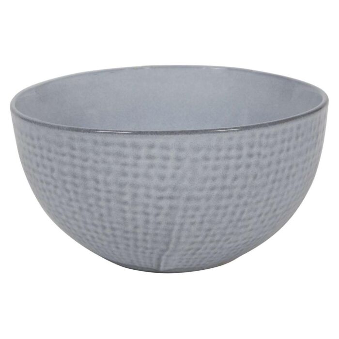 Schaal woven textile grijs Ø 15 cm